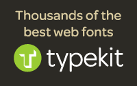 Typekit: Thousands of the best web fonts.
